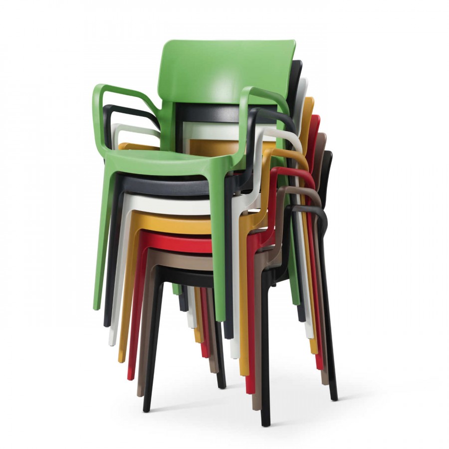 Vivo All Weather Bistro Stacking Armchair